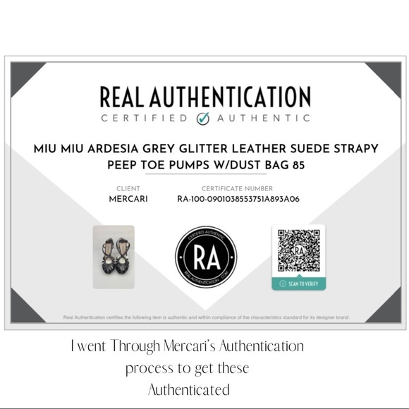 Miu Miu Silver Glitter Strap Sandal Heels / Ardesia / MSRP $956 / Women’s 8.5 - Picture 15 of 16